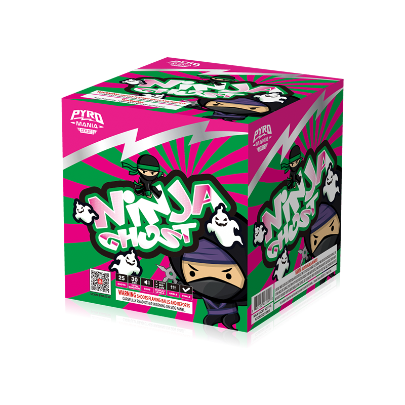Ninja Ghost 25shots 200g Cake Assortment Mc114