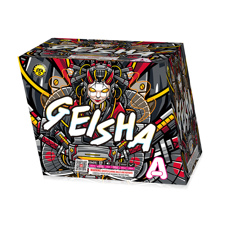 Geisha 25 выстрелов 500 г торт ассортимент MC579