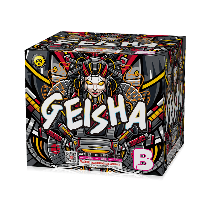 Geisha 25 выстрелов 500 г торт ассортимент MC579